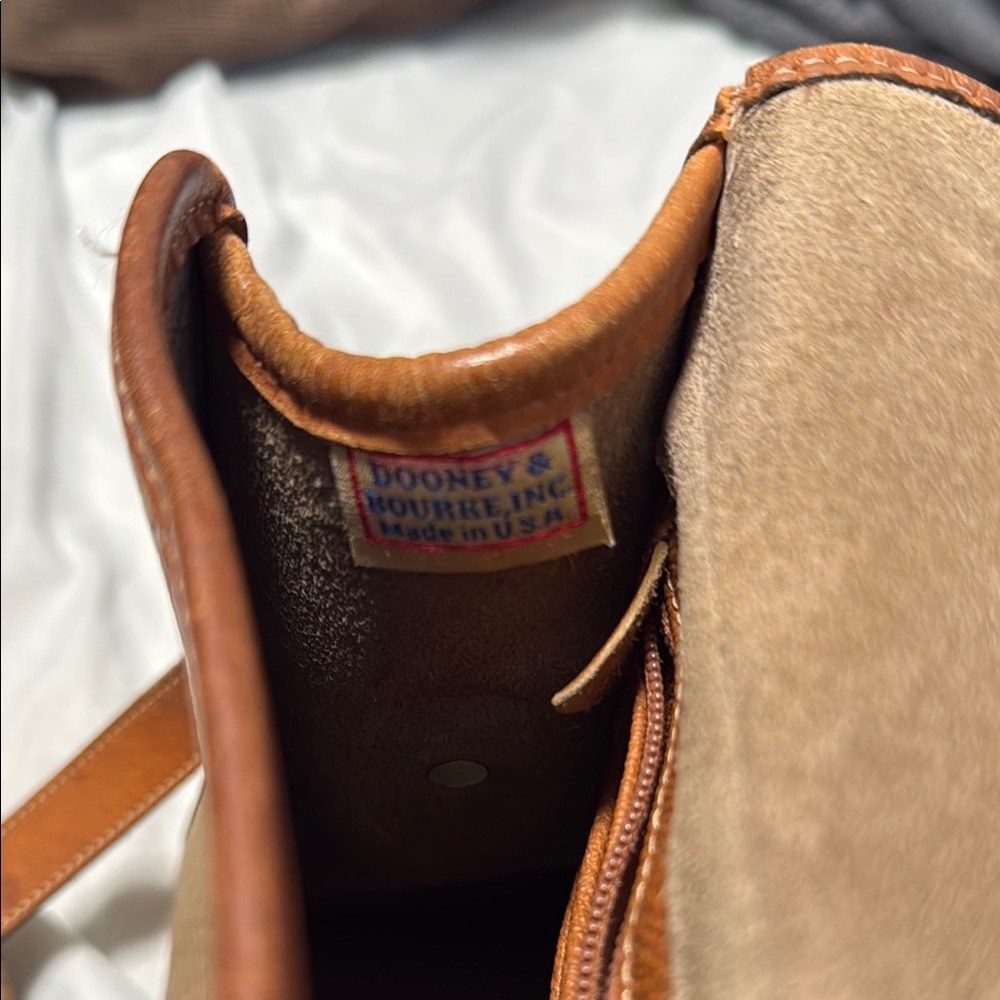 Classic Tan Leather Women's Bag Dooney & Bourke - Picture 5 of 9